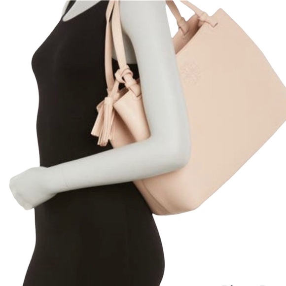 🎁Tory Burch Thea Center Zip Leather Tote Bag - Picture 5 of 5